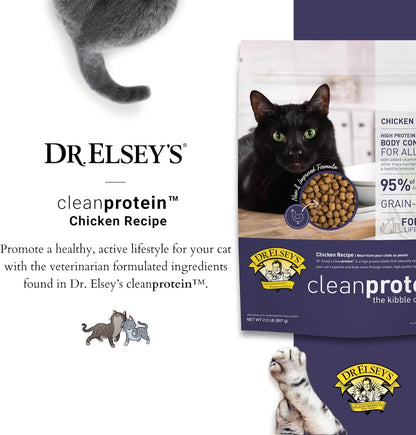 Dr. Elsey's cleanprotein Chicken Cat Kibble 2-lb. Bag
