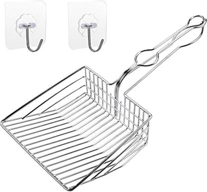 All Metal Litter Scoop, Solid Metal Sifter, Cat Litter Scoop Metal Jumbo, Cat Urine Scoop, Litter