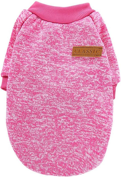 Jecikelon Dog Clothes Dogs Sweater Soft Puppies Clothing Winter Puppy Sweaters Warm Outfit for Dogs