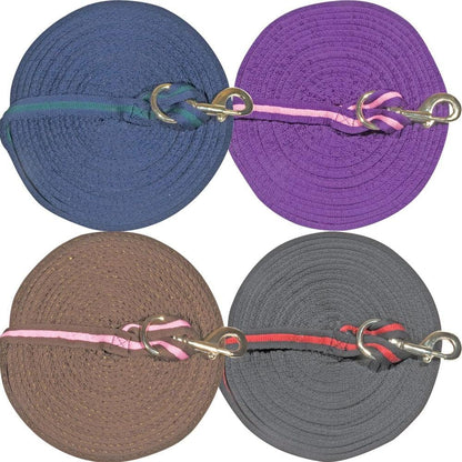 Dura-Tech Cushion Lunge Line for Horses | Stable Use & Horse Training | Horse Lunge Line with Snap
