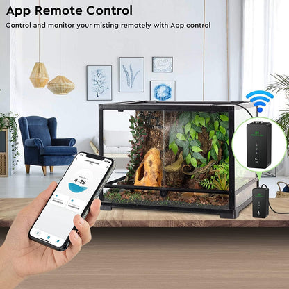 Moistenland WiFi Enabled Reptile Mister for Terrariums, Reptile Misting System for Snake Ball