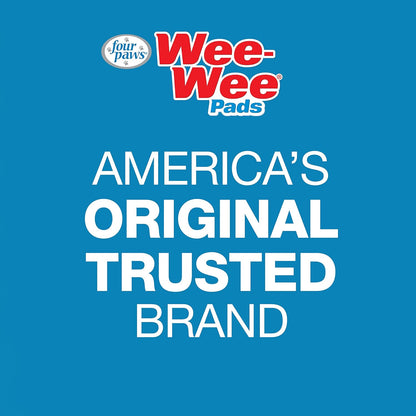 Four Paws Wee-Wee Odor Control with Febreze Freshness Pee Pads for Dogs & Puppies, Leak-Proof Dog