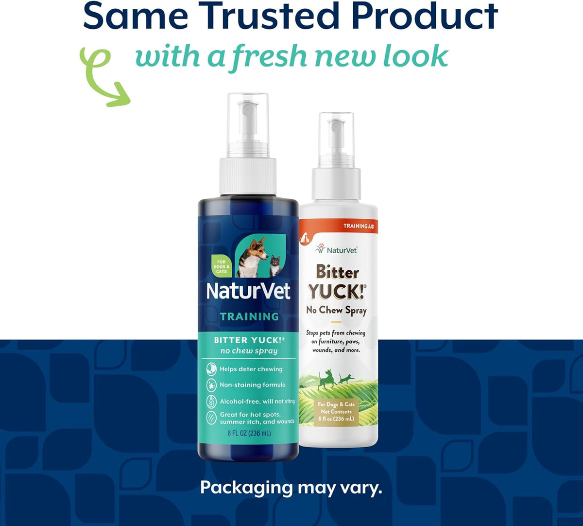 NaturVet Bitter Yuck! No Chew Spray for Dogs, Cats, and Horses Pet Training Spray, Liquid, Made in