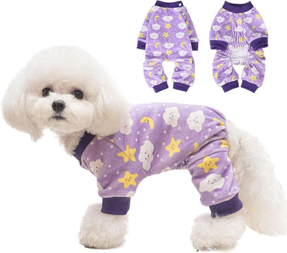 BEAUTYZOO Dog Pajamas Small Sized Dog, Summer Doggie Pajamas for Boy Girl, Soft Strechy Cotton