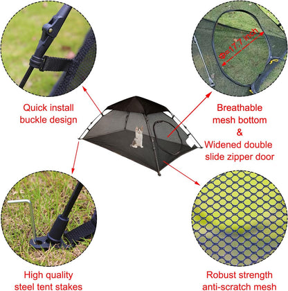 AICHIFAN Mini Cat Tent for Outside Playpen Pop Up Indoor Pet Cat Enclosures Portable Sunshade and