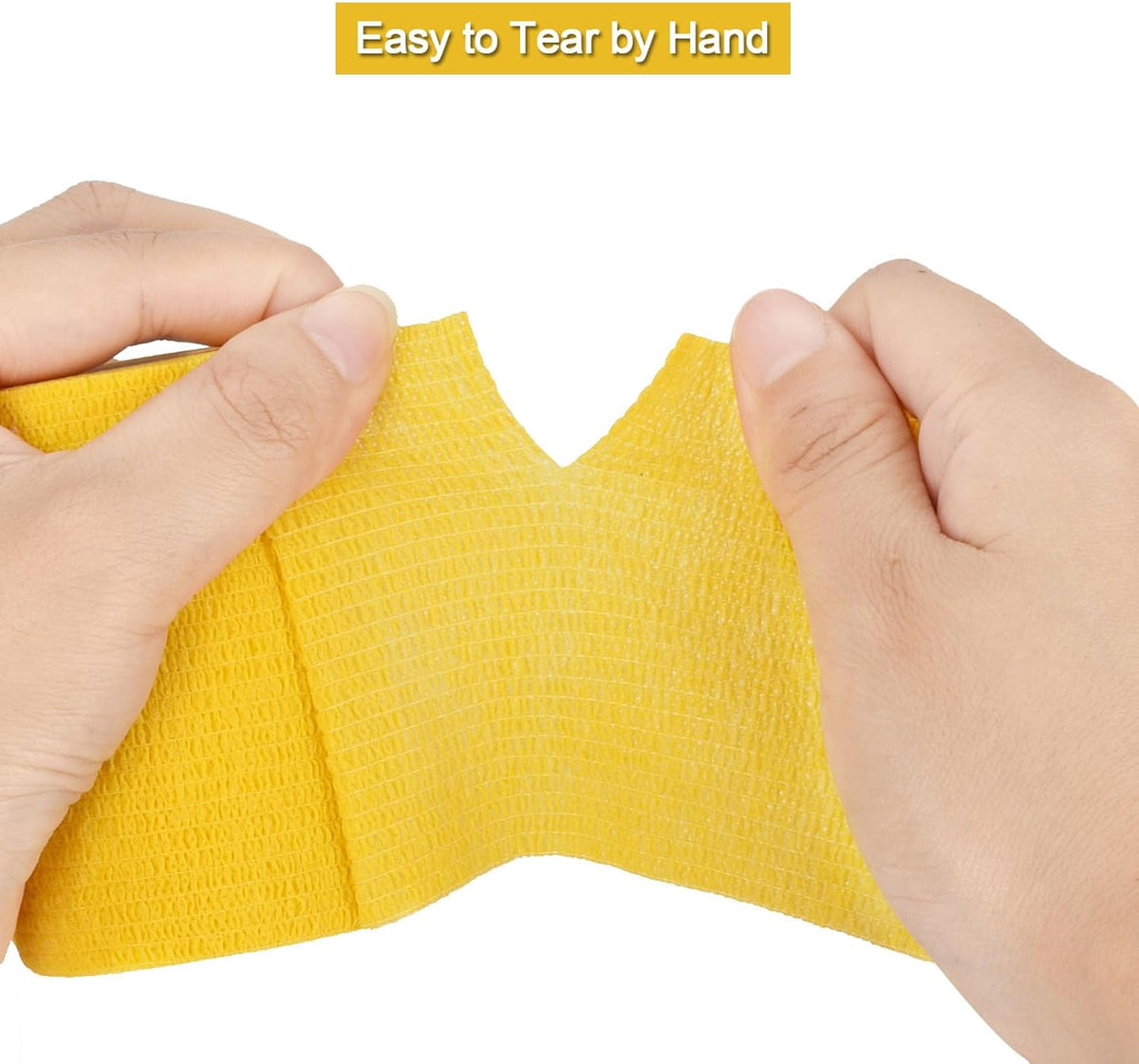 12 Pack Self Adhesive Bandage Wrap 3 inch X 5 Yards Elastic Self Adherent Cohesive Bandage for