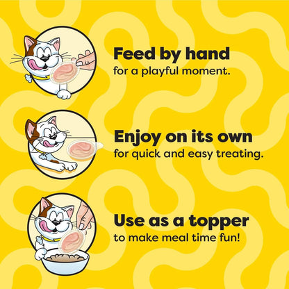 Temptations Lickable Spoons Adult Wet Cat Treats, 72 Spoons, Variety Pack