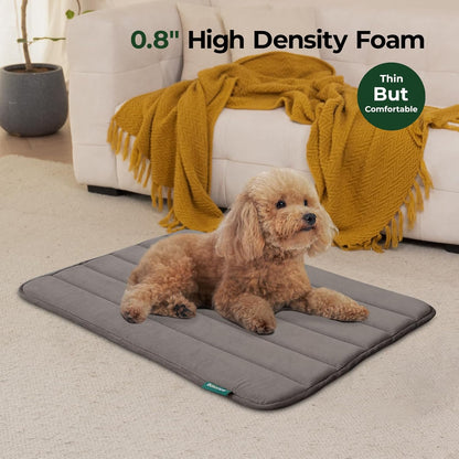 BALANCE Dog Crate Pad, Dog Foam Crate Mat Kennel Pad, Washable Water-Resistant Pet Bed Flat Dogs