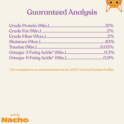 Made by Nacho Flaked Filets Recipe in Bone Broth, Grain-Free Chef's Selects Wet Food for Cats
