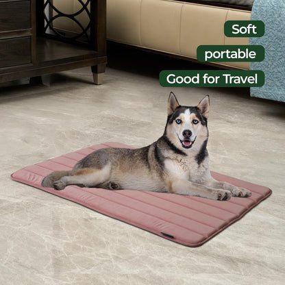 BALANCE Dog Crate Pad, Dog Foam Crate Mat Kennel Pad, Washable Water-Resistant Pet Bed Flat Dogs