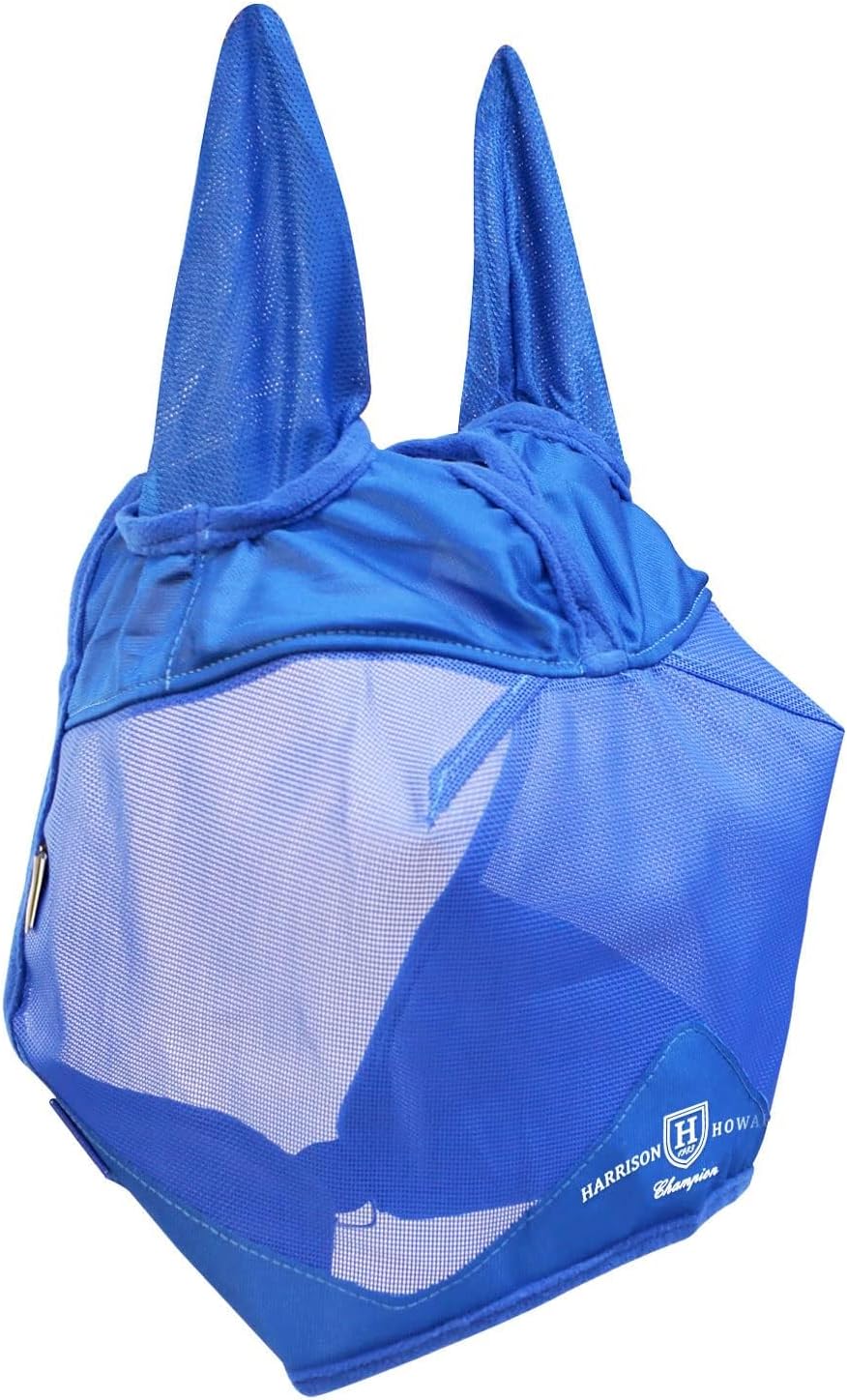 Harrison Howard UV-proof Multi-Function Fabrics Thick Fleece Padding Horse Fly Mask Half Face with