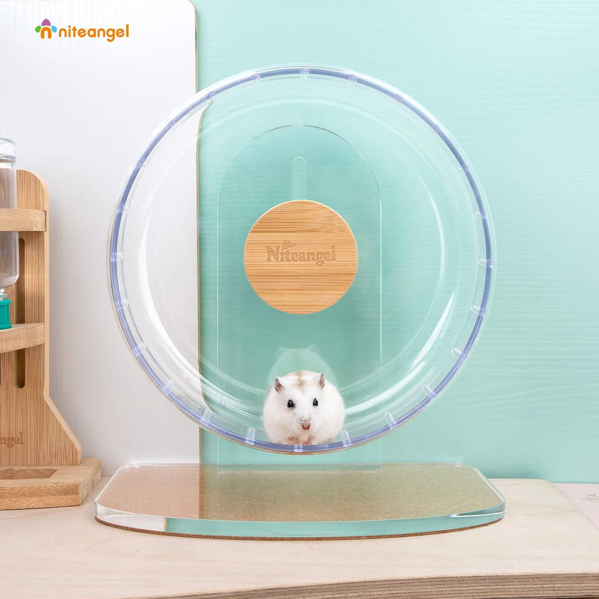 Niteangel Super-Silent Hamster Exercise Wheels: - Quiet Spinner Hamster Running Wheels with