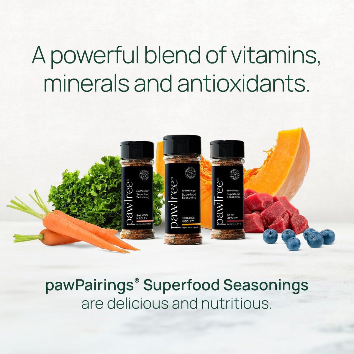 pawTree Healthy Food Toppers for Dogs & Cats - Appetite Booster with Freeze-Dried Proteins.