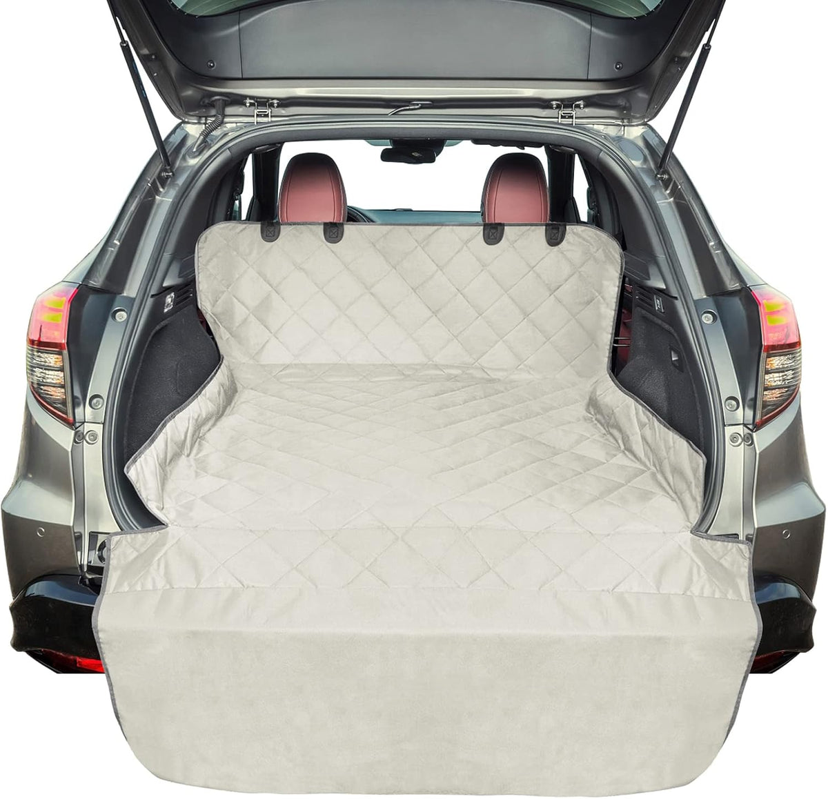 F-color SUV Cargo Liner for Dogs, Water Resistant Pet Cargo Cover Dog Seat Cover Mat for SUVs