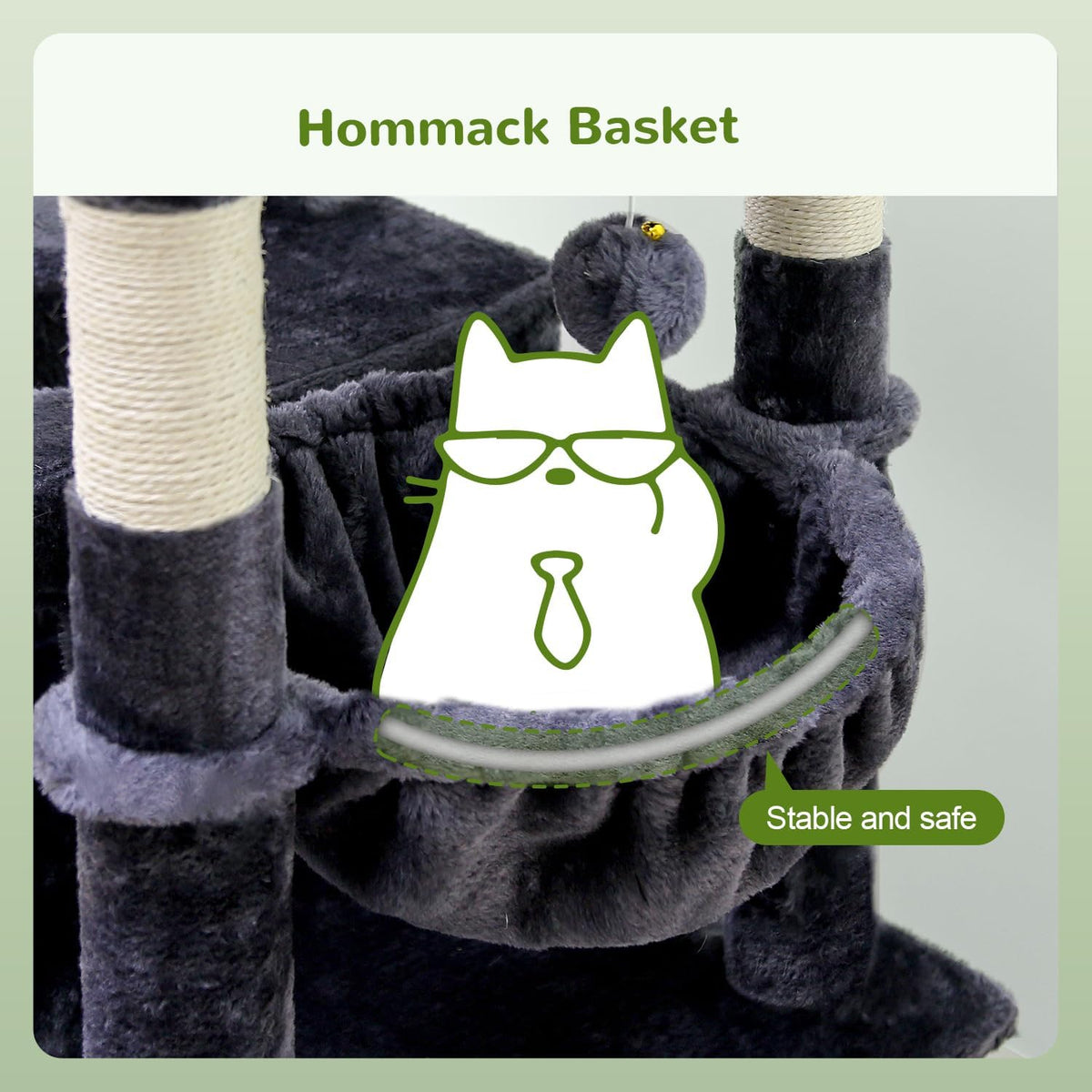 Globlazer Heavy Duty Cat Trees for Large Cats, Sturdy 72in Maine Coon Cat Tree for Large Cats 20