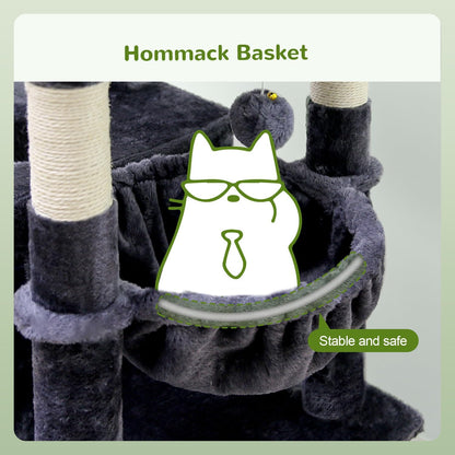 Globlazer Heavy Duty Cat Trees for Large Cats, Sturdy 72in Maine Coon Cat Tree for Large Cats 20