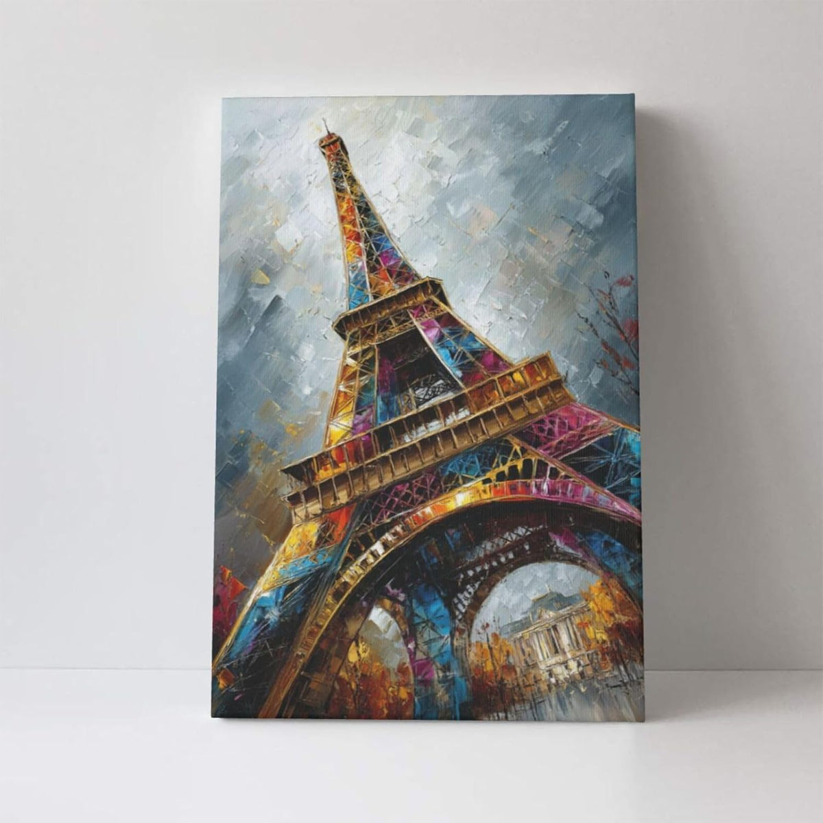 Paris Eiffel Tower Wall Art Paris Architecture Canvas Wall Decor Europe City Eiffel Tower Pictures