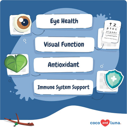 Eye Support for Dogs - 90 Soft Chews - Dog Supplements for Vision, Eye Vitamins for Dogs, with Cod