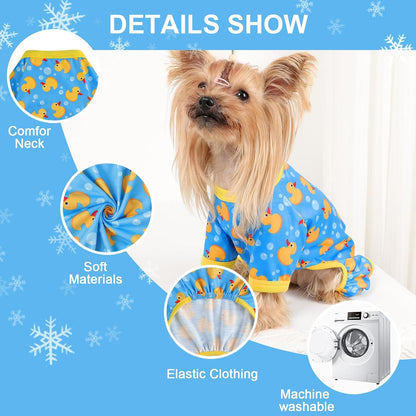 Dog Pajamas Small Sized Dogs Stretchable Summer Dog Clothes Pjs 4 Legs Girl Boy Cute Soft Puppy