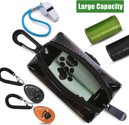 Dog Waste Bag Dispenser Poop Bag Dispenser for Leash Accessory dog Poop Bag Holders Fits Dog Leash