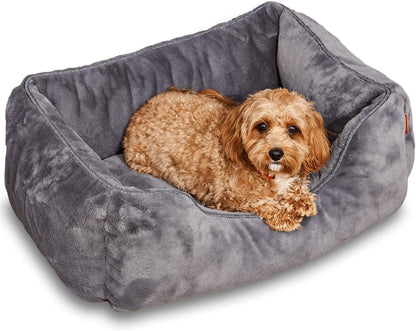 FUZI Luxury Aesthetic Dog Bed for Small Dogs with Washable Cover, Pet Couch, Pet Bed with Sides