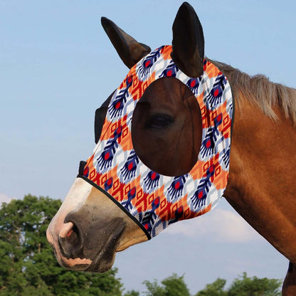 Harrison Howard Super Comfort Stretchy Fitting Horse Fly Mask with UV Protection Soft on Skin with