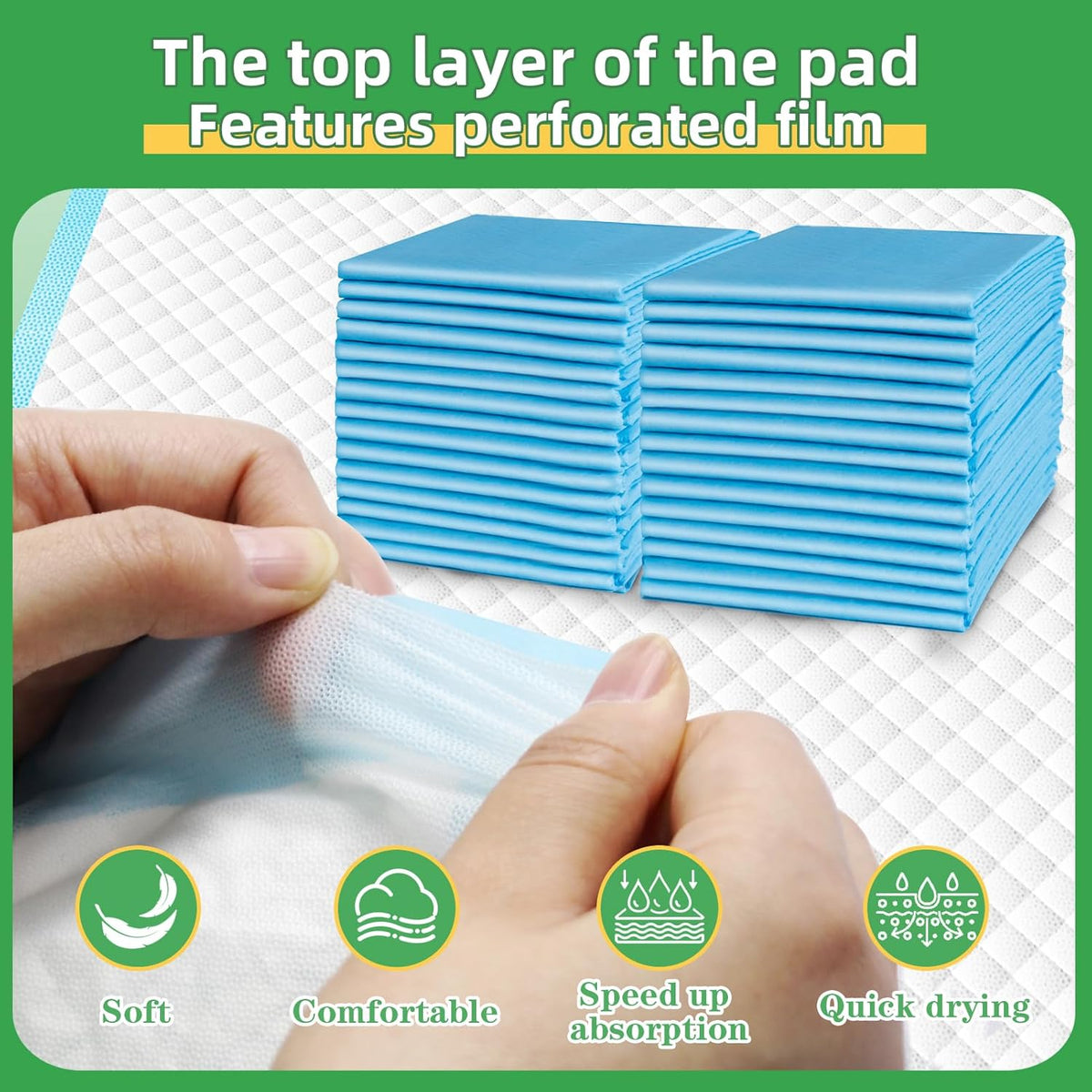 Dog Pads Extra Large 30"x36", 30-Count XXL Puppy Pads, Super Absorbent Pee Pads for Dogs