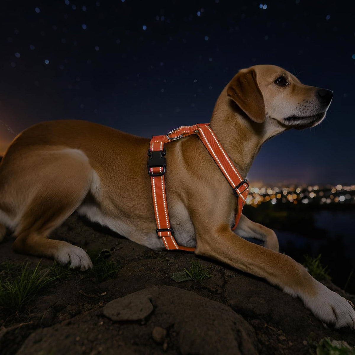 Dog Seat Belt Harness for Car, Dog Car Harness Adjustable Mesh Breathable & Dogs Seatbelt Safety