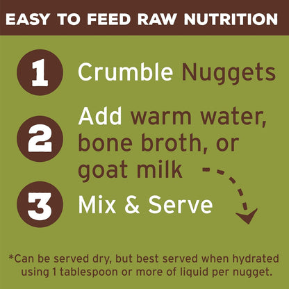 Primal Freeze Dried Raw Dog Food Nuggets, Lamb, Complete & Balanced Meal, Also Use as Topper or