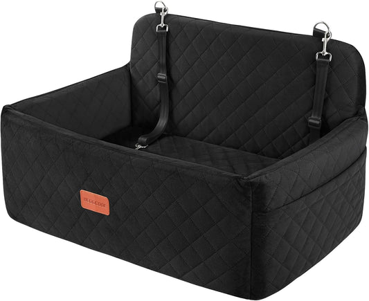 Dog Car Seat for Medium/Large Dogs, Pet Booster Seat for Under 55 lbs or 2 Small Dogs, Detachable &