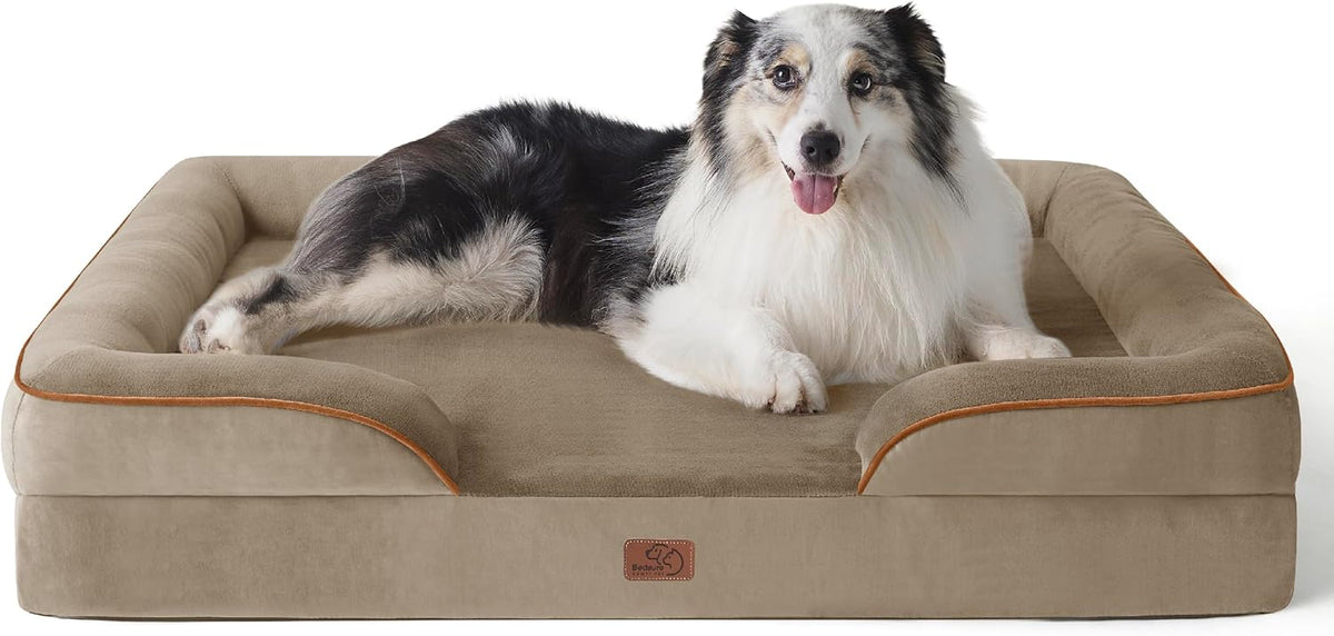Bedsure XL Orthopedic Dog Bed for Extra Large Dogs - Washable XLarge Dog Cat Bed Waterproof