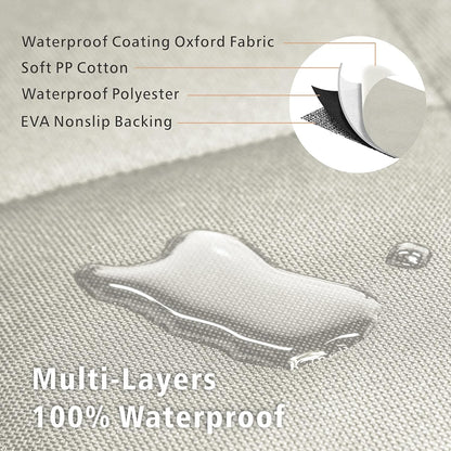 F-color SUV Cargo Liner for Dogs, Water Resistant Pet Cargo Cover Dog Seat Cover Mat for SUVs