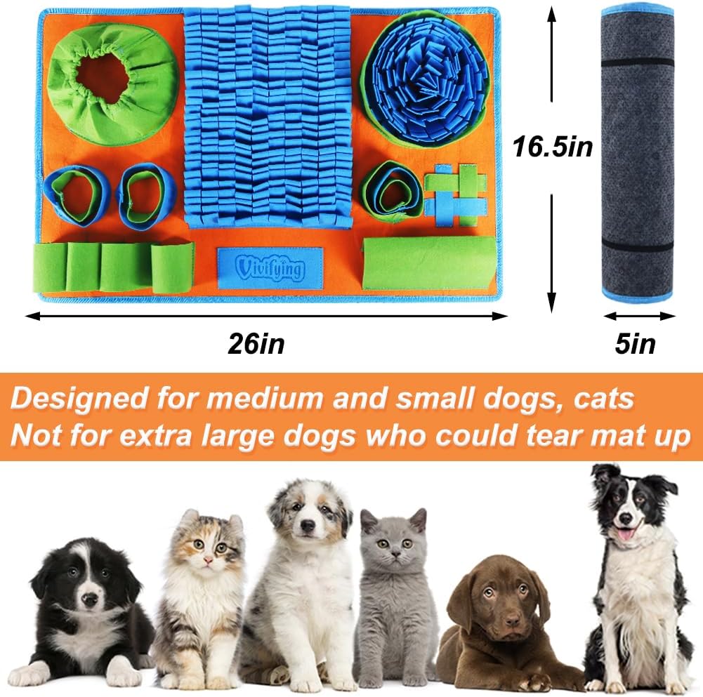Enrichment Snuffle Feeding Mat. Encourages natural foraging and calm, mindful feeding.