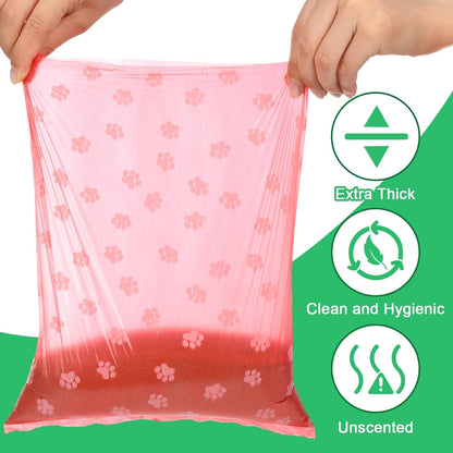 Thenshop 3000 Counts 200 Rolls Dog Poop Bag Plastic Dog Waste Bags Disposable For Doggie Pets Poop