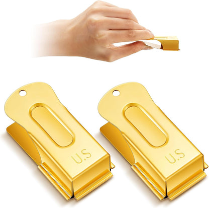 2 Pieces Brass Pet Training Clicker Signaling Cricket Clicker Metal Dog Clicker for Puppy Cats