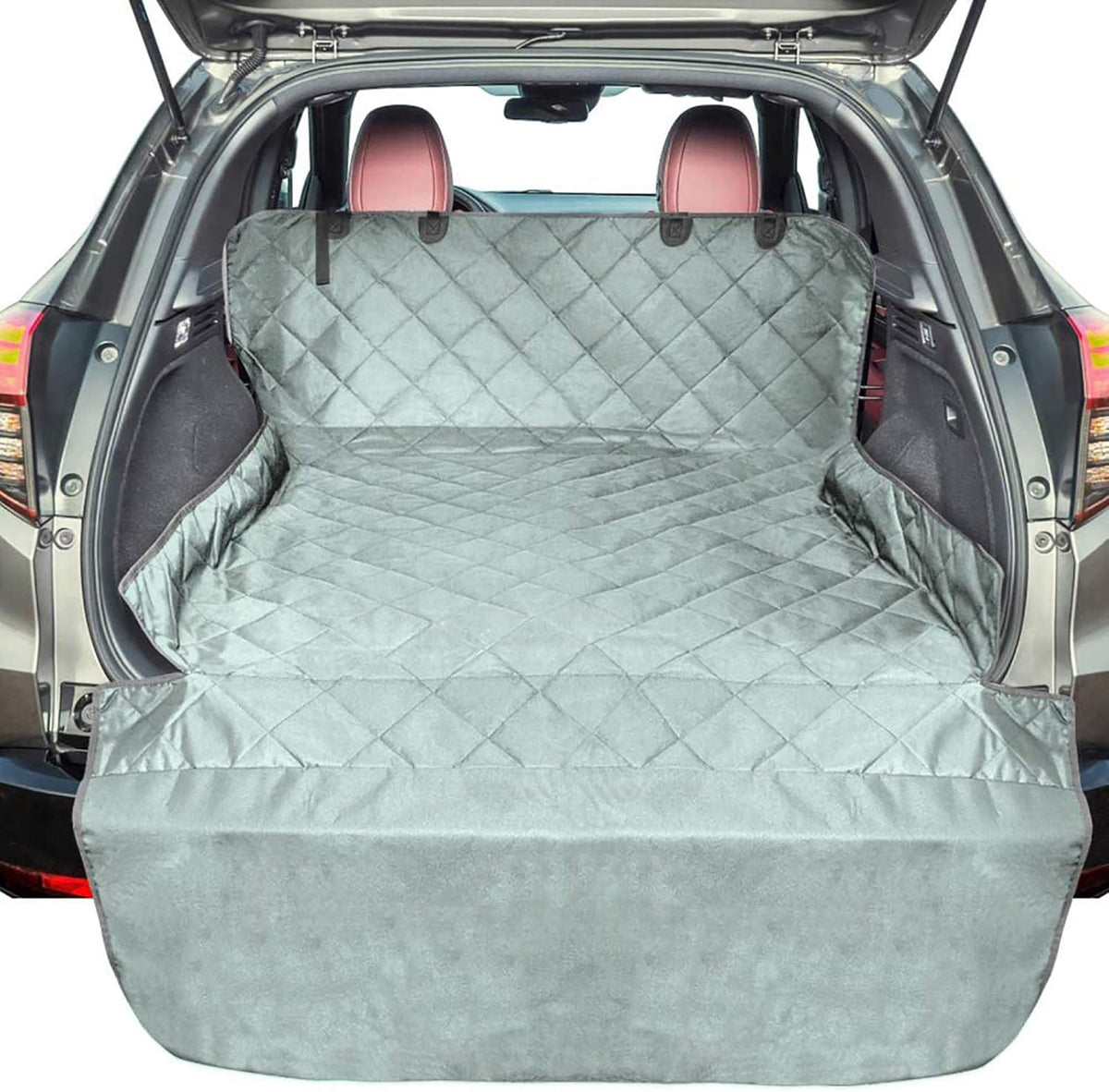 F-color SUV Cargo Liner for Dogs, Water Resistant Pet Cargo Cover Dog Seat Cover Mat for SUVs