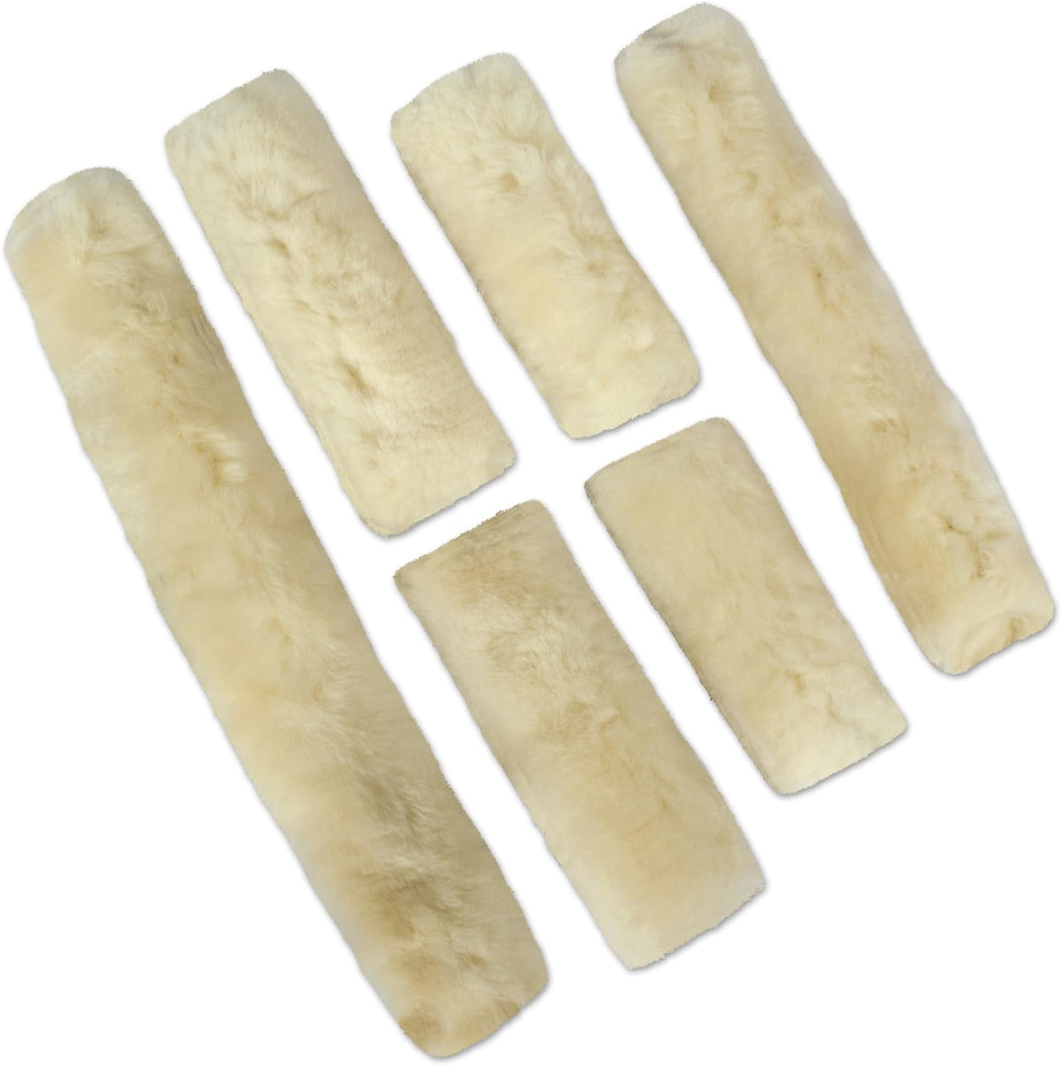ECP Equine Comfort Products Merino Sheepskin Halter Fleece Set for Horses, 100% Natural Wool, Chafe