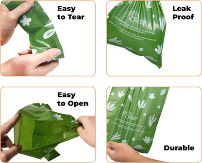 Best Pet Supplies Poop Bags for Dogs, 50% Post-Consumer Recycled Content dog waste bags on rolls