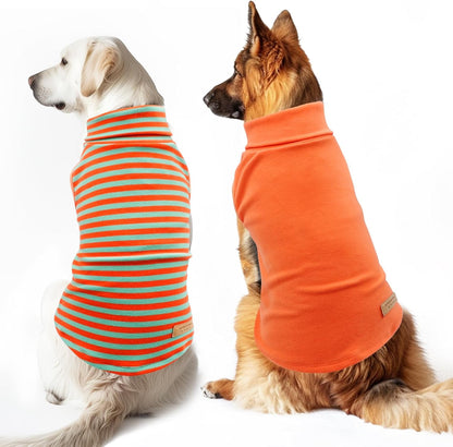 KYEESE 2Pack Dog Sweater Pullover Dog Sweaters for Large Dogs Stretchy Pet Sweater Large Size Pets