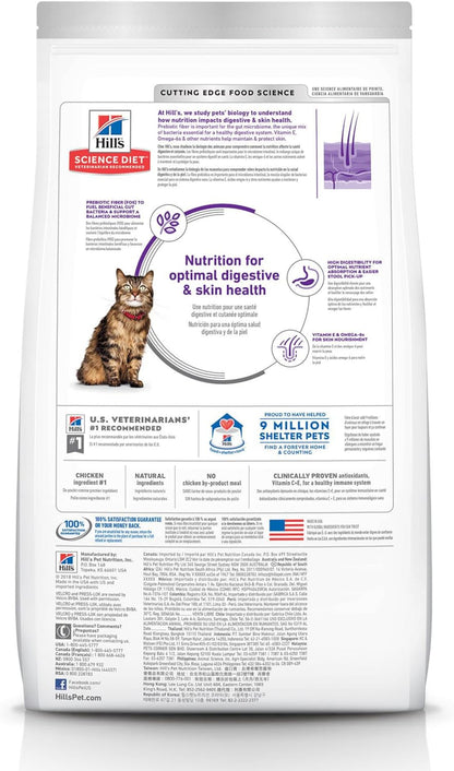 Hill's Science Diet Sensitive Stomach & Skin, Adult 1-6, Stomach & Skin Sensitivity Support, Dry