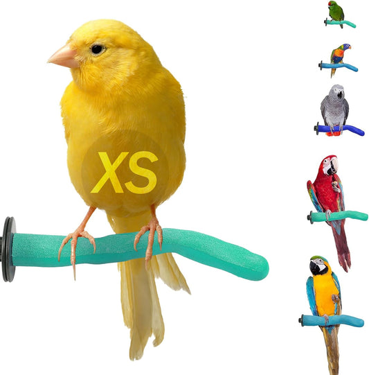 Sweet Feet & Beak Safety Pumice Bird Perch, X-Small 1/2" X 6", Green - Lightweight Grinding Bird