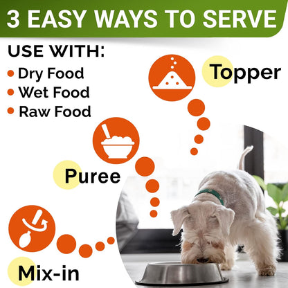STRELLALAB Pumpkin Powder for Dogs - 8oz Powdered High Fiber Supplement and Stool Softener - Upset