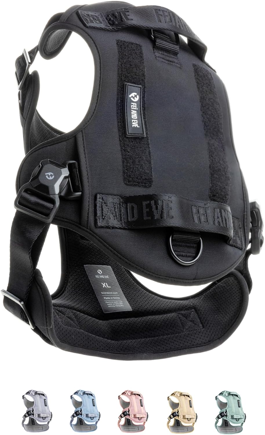 2025 New Edition, Fei & Eve MagEase Dog Harness - 3-Second Magnetic Buckles | 3-Point No-Pull