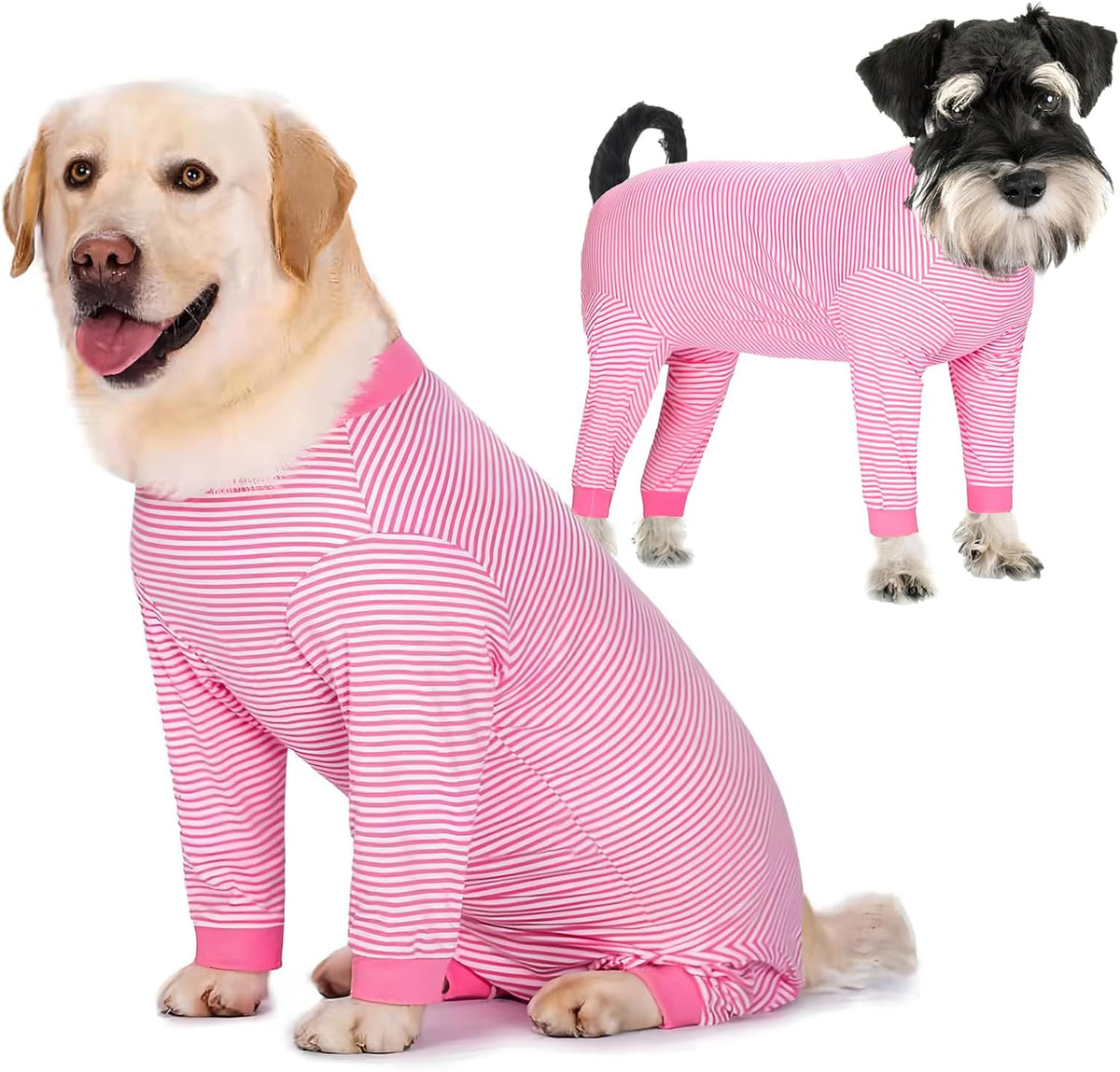 Yeapeeto Dog Onesie Surgery Recovery Suit for Large Medium Bodysuit Dogs Pajamas PJS Full Body for
