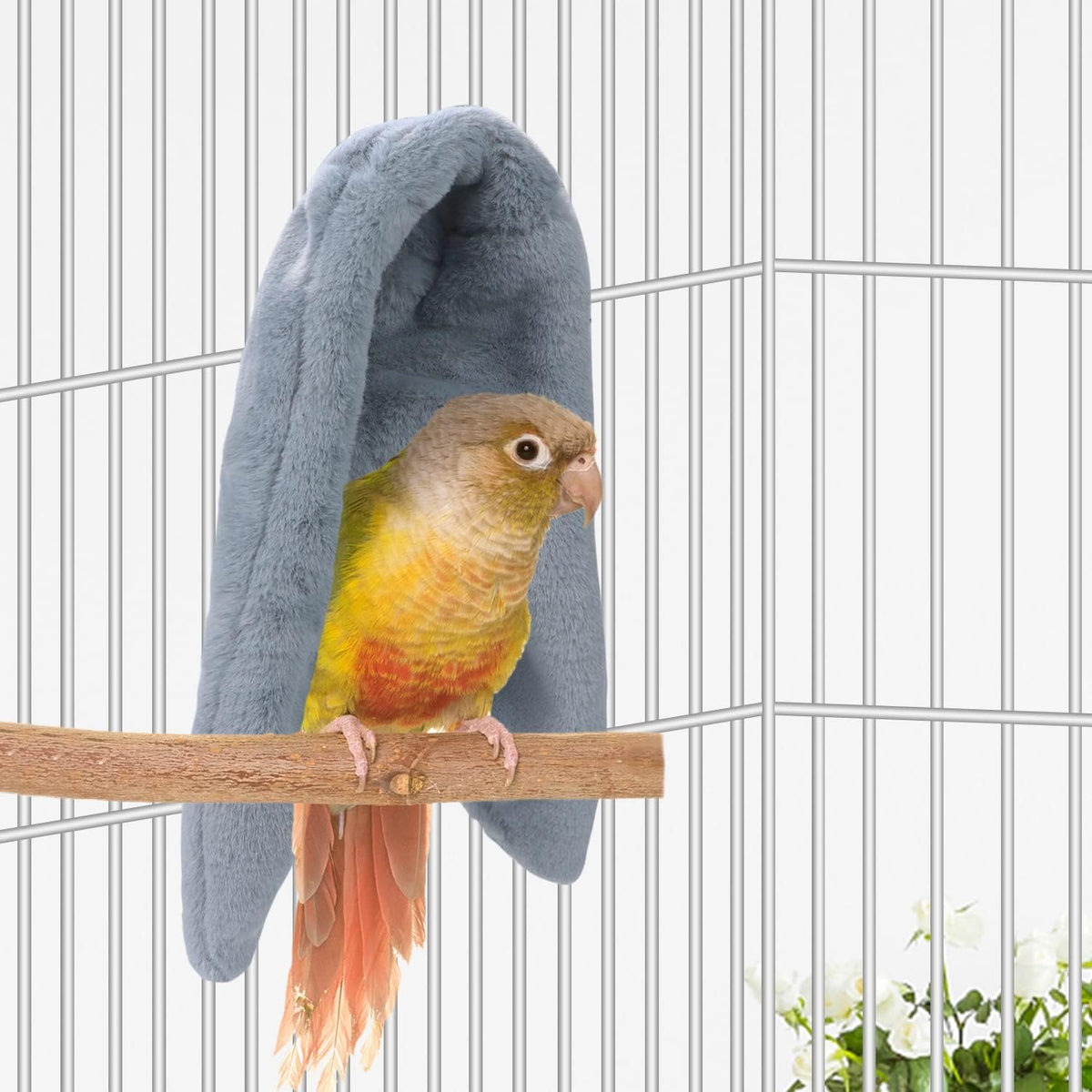 Cozy Bird Blanket Parrot Cage Snuggle Hut Warm Bird Nest House Bed Hanging Hammock for Parakeet