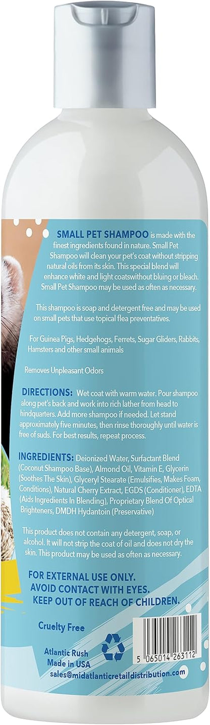 Critter Shampoo for Small Pets -Small Animal Fragrance & Detergent Free Shampoo - Sensitive Skin