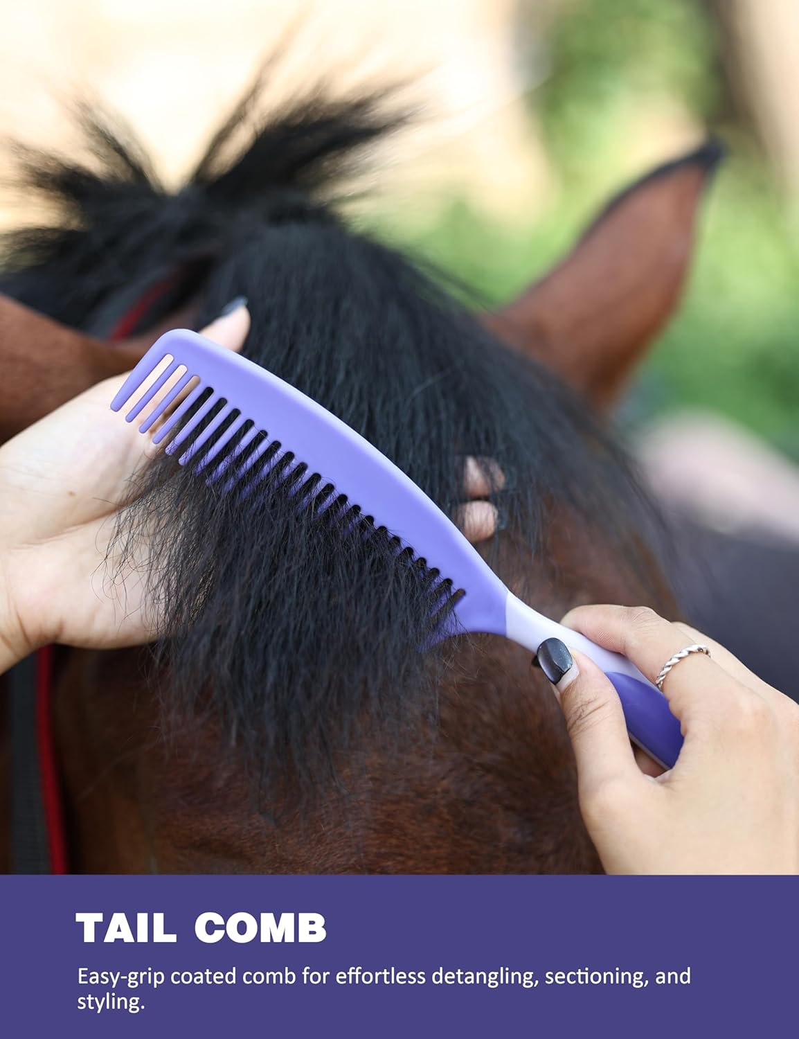 11PCS Horse Grooming Kit Curry Comb Sweat Scraper Horse Bathing Supplies Grooming Tools with