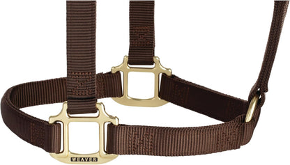 Weaver Equine Nylon Horse Halter, Triple-Ply Cheek Design, Original Non Adjustable Halters for