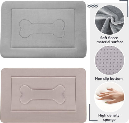 JoicyCo Extra Large Dog Bed Soft Dog Crate Pad Mat 48 in Non-Slip Bottom Washable Dog Sleeping