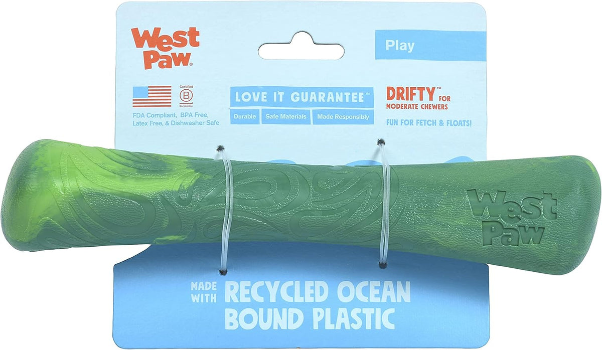 WEST PAW Seaflex Drifty Dog Toy – Machine Washable Dog Toys for Moderate Chewers – Eco-Friendly